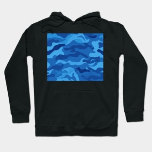 Blue Navy Camo Hoodie